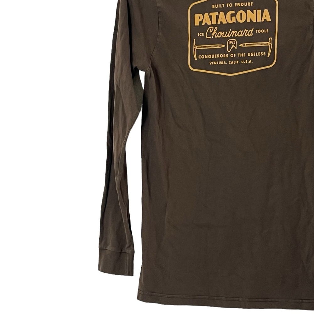 Patagonia | Organic cotton crew neck long sleeve graphic tee Men’s size … - Picture 7 of 9